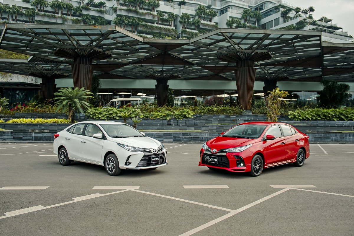 So với thế hệ cũ, Toyota Vios 2021 được thay đổi chủ yếu ở thiết kế đầu xe.